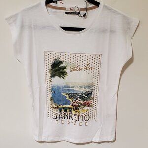 Yes-Zee San Remo Italy tshirt NWT